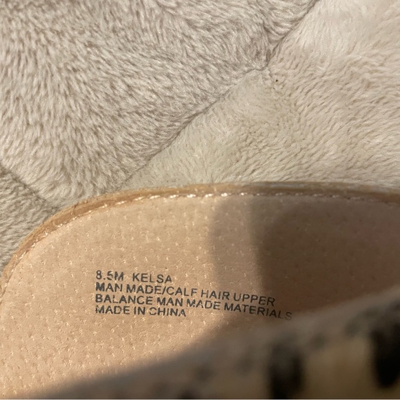 Dolce Vita calf hair leopard shoes size 8.5M - Picture 4 of 5